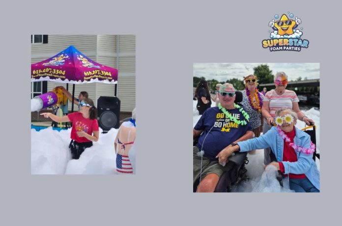 Fun and safe foam parties for kids in Michigan