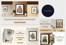 Buy Framed Peacock Heritage Artwork to Elevate Your Home Décor with Exquisite Silk and Kanjivaram Designs