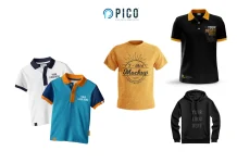 Uniform T Shirts Bulk Order for Businesses and Schools with Custom Logo Printing